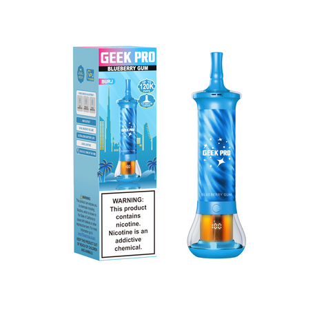 GEEK PRO BURJ 120K Puffs 38ML &Ccedil;ift &Ouml;rg&uuml; Tek Kullanımlık Vape
